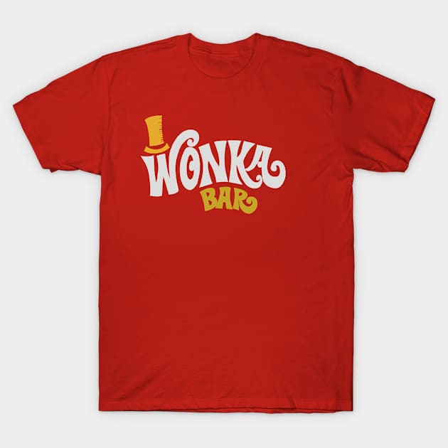 Willy Wonka chocolate bar T-Shirt by Holailustra